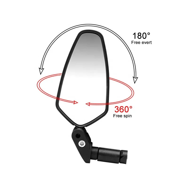 Guaranteed Safe Mountain Road Bike Rotatable Mirror Adjustable  Outdoor Bicycle Rearview Mirror Riding Equipment Bike Mirror