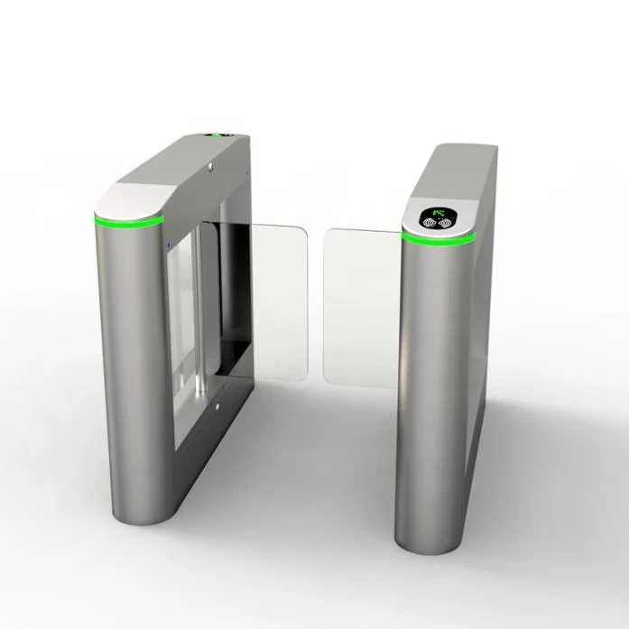 
Slim ADA Fastlane Tourniquet Small Footprint Pedestrian Swing Barrier Gate Turnstile 