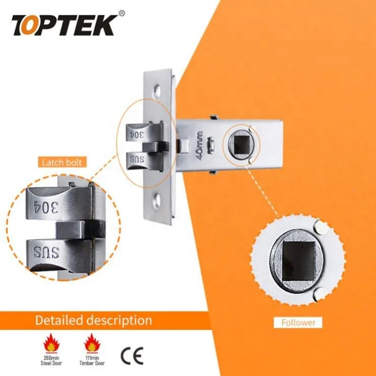 Sample Free Stainless Steel Latch Lock body Aluminum Door Lock Mortise Lock