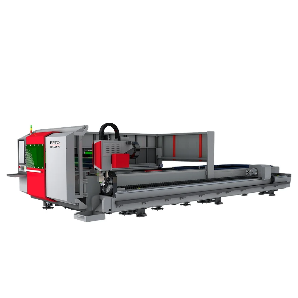 Wuhan EETO FLXP3015 Metal Pipe Tube Cnc Fiber Laser Cutting Machine 1500w Raycus Laser Power