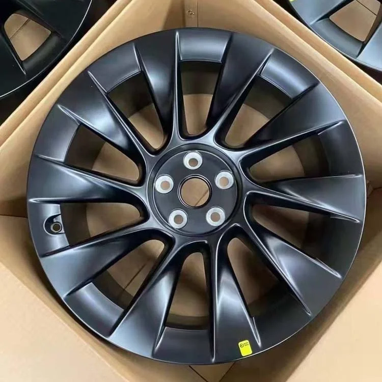 Creease 20 Inch Black Aluminium Alloy Wheel Rim 1188223-00-B For Tesla Model Y 2021 2022 Wheel Hubs