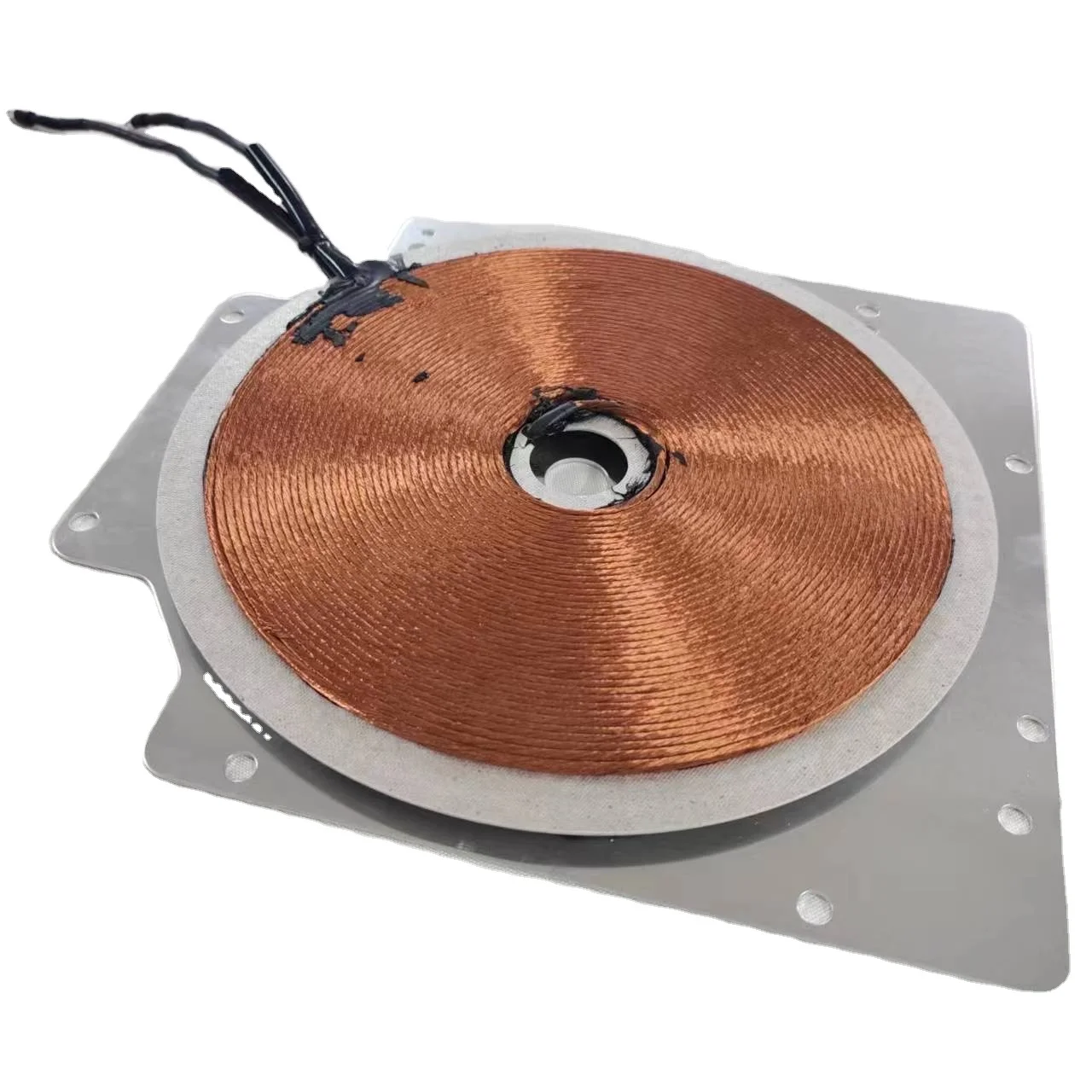 Customized 220mm round copper coil Induction Heating Coil 5KW induction cooker coil