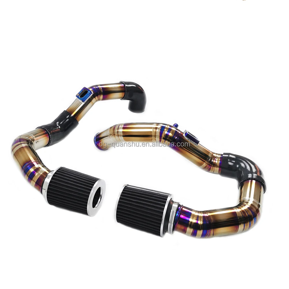 Титановый высокопроточный холодный воздухозаборник для BMW F80 F82 F87 M3 M4 M2C верхний комплект