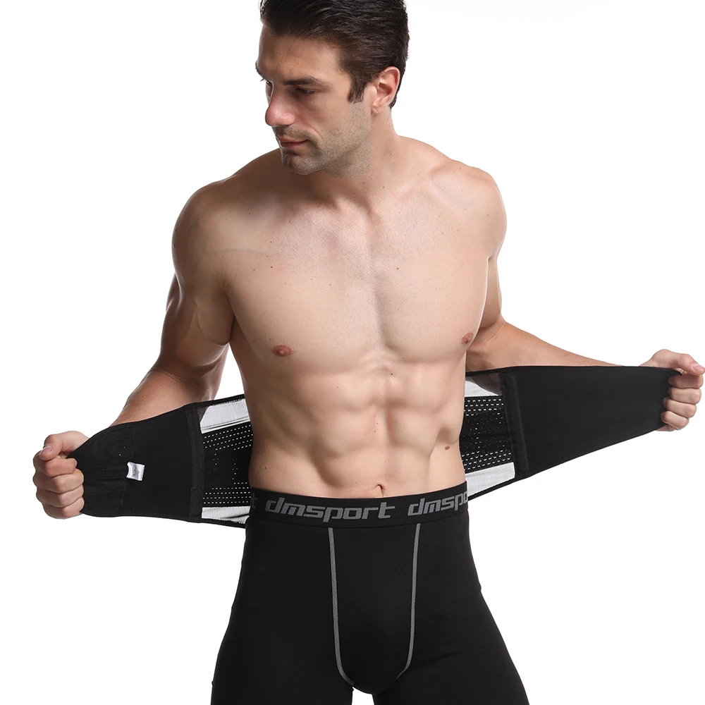 Wholesale Waist Wrap Band Gym Men Waist Trainer Adjustable Sports Back Brace Lumbar Support Elastic Waist Belt