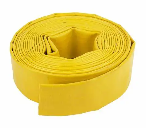 Heavy duty non smell non toxic textiles layflat hose pe pvc layflat hose for farm irrigation