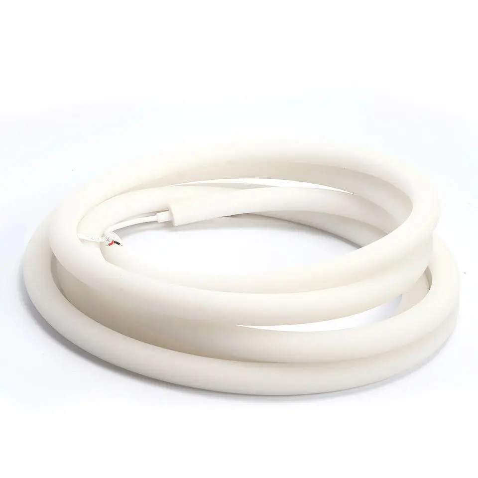 360 Degree Diffuser LED Neon Tube 22mm diameter Silicone Hose Flexible Tubing Extrusions For 8/10mm Pcb Width