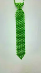 Plastic tie beaded thread