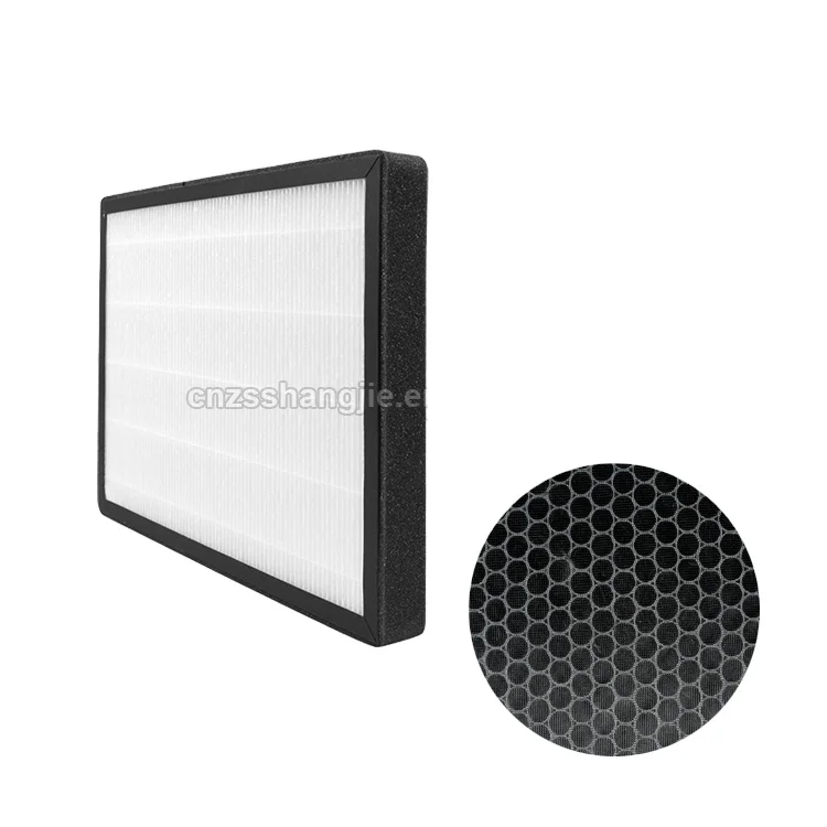 
Highly efficient hepa H13 H14 with activated carbon hepa filter for air purifier 