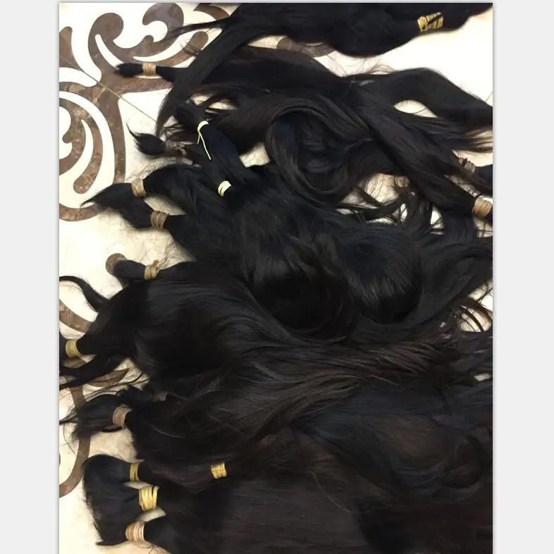 Unprocessed raw virgin human hair  no chemical treated  cuticle intact hair vendors cuticle aligned hair bulk