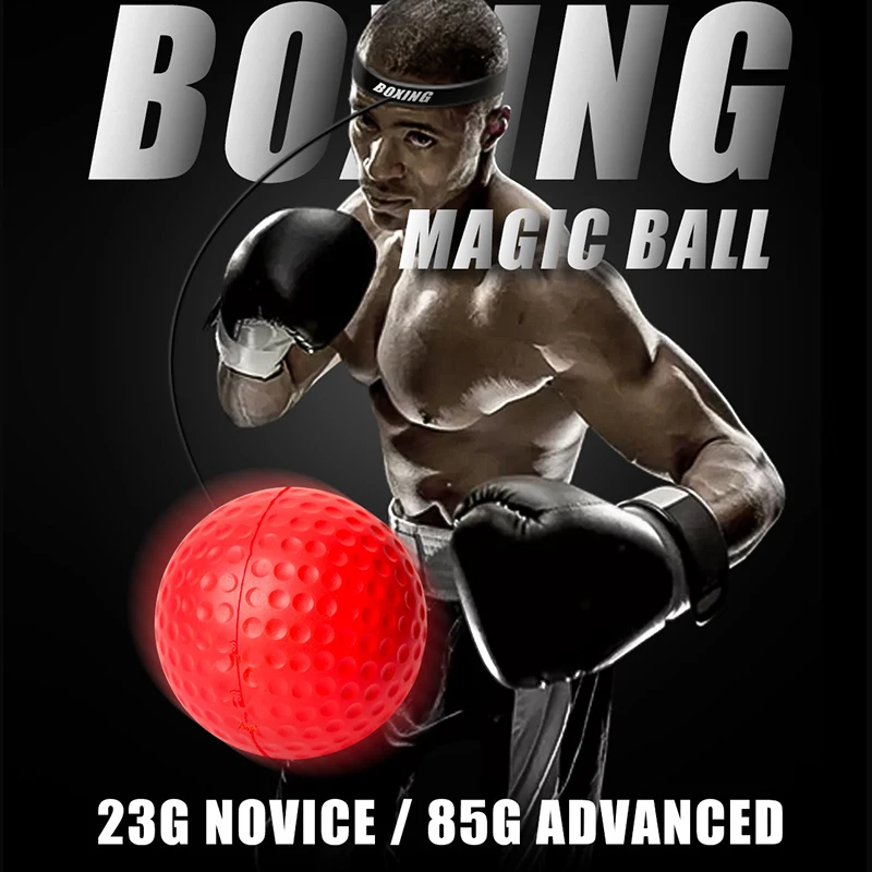 
High Quality Workout Training Headband Sports Mini Boxing Reflex Ball Speed Training 