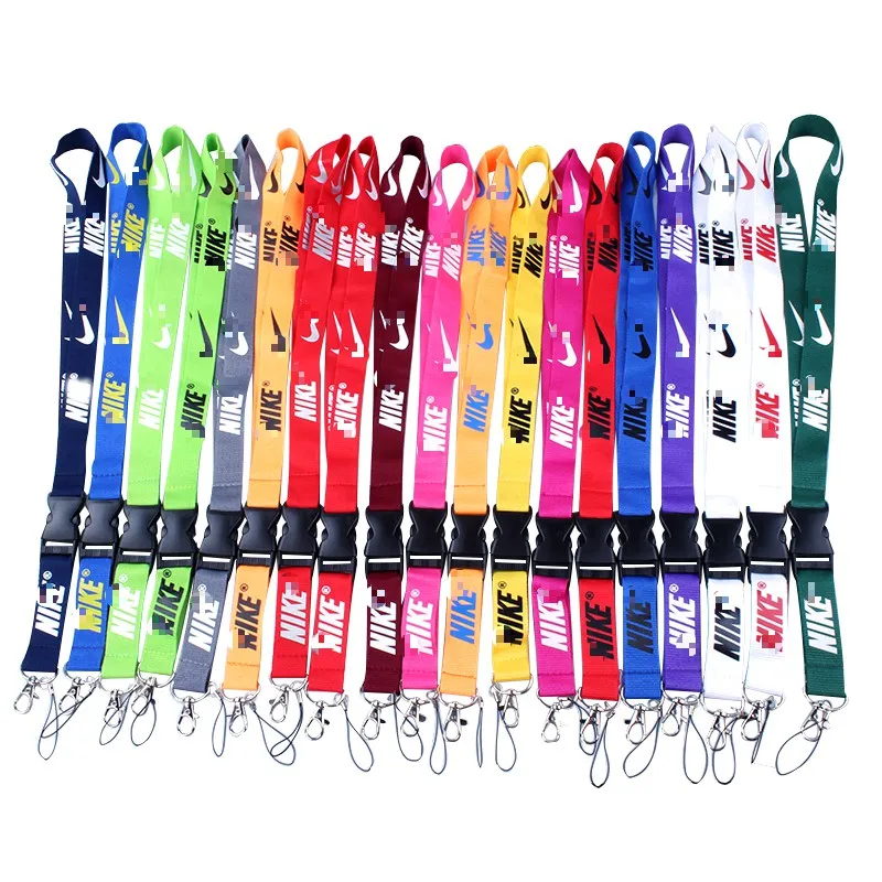 Personalized Custom Printing Logo Polyester Neck ID N ike Lanyards With Logo Custom
