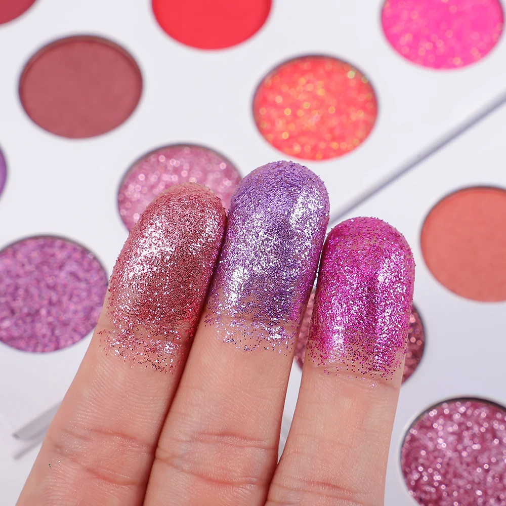 Custom Logo 9 Color Eyeshadow Palette High Pigmented Vegan Cosmetics Private Label Makeup Eyeshadow Palette