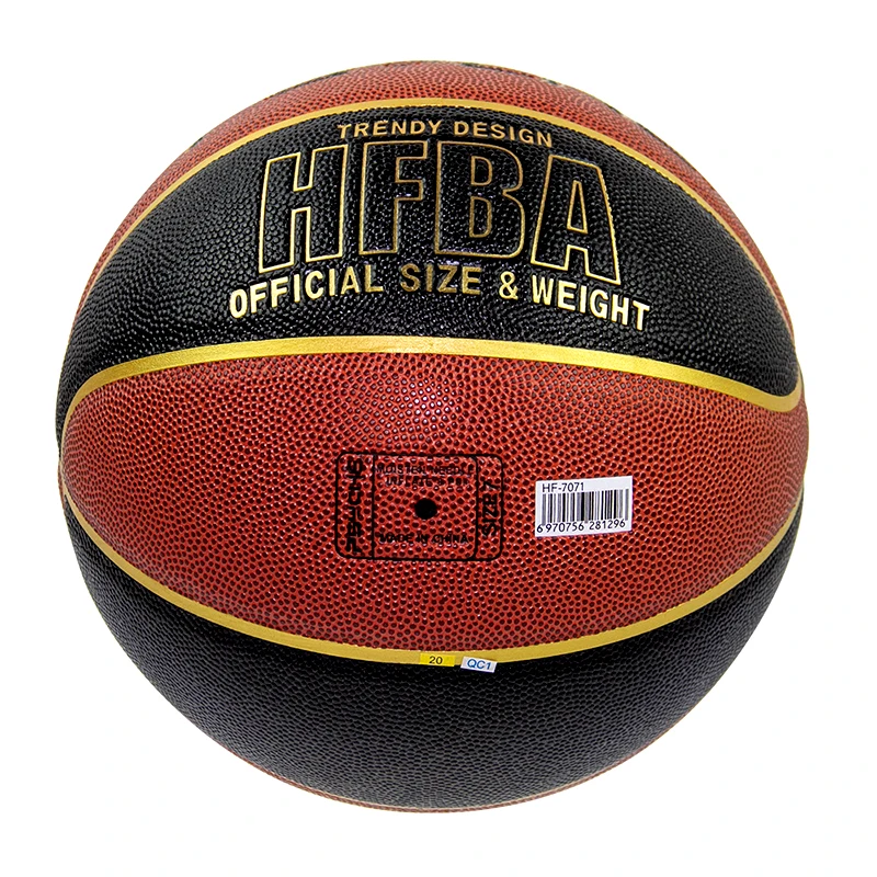 High Quality PU Leather Material Daily Training Low MOQ For Customization Basketballs Size 5 6 7 Balls
