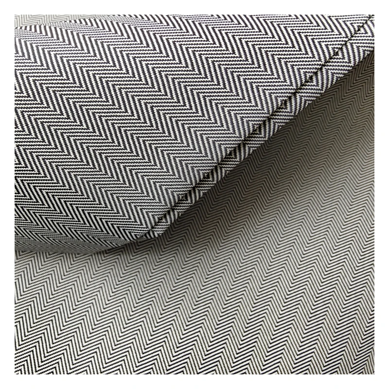 100% polyester herringbone lining fabric for handbag wallet