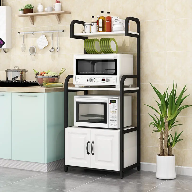 Microwave Oven Cafe Hotel Shop Commercial Loft Durable restaurant Metal frame Storage Kitchen rack