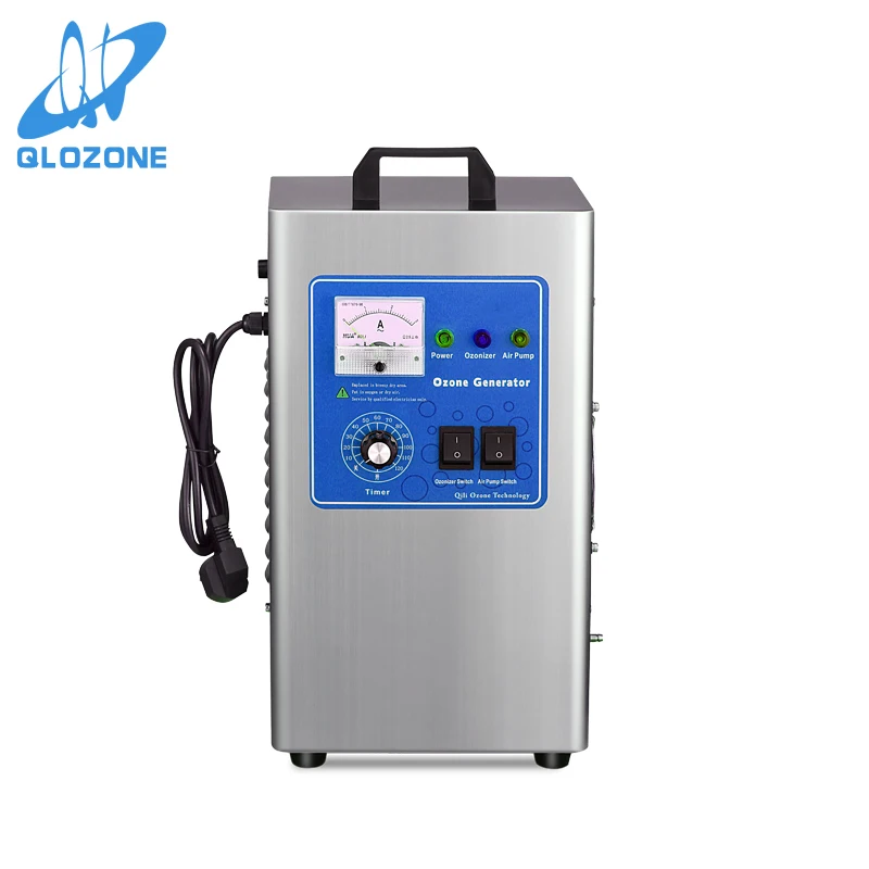 Qlozone laundry water treatment ozone machine stainless steel 5g/hr ozone generator aquarium