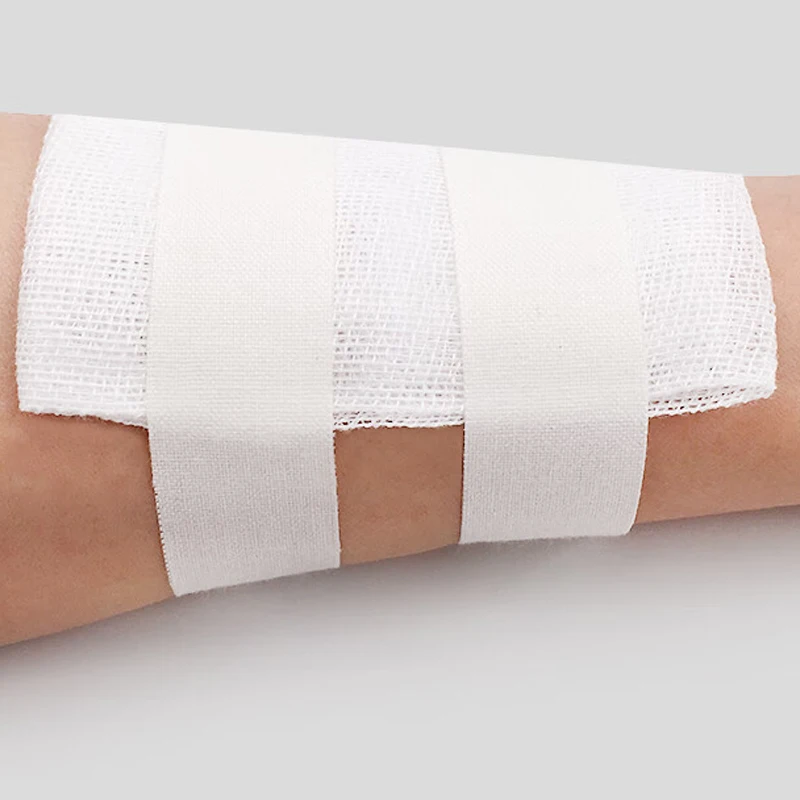 Хирургическая лента фиксационная для ухода за ранами хлопковая хирургическая медицинская в индивидуальной упаковке