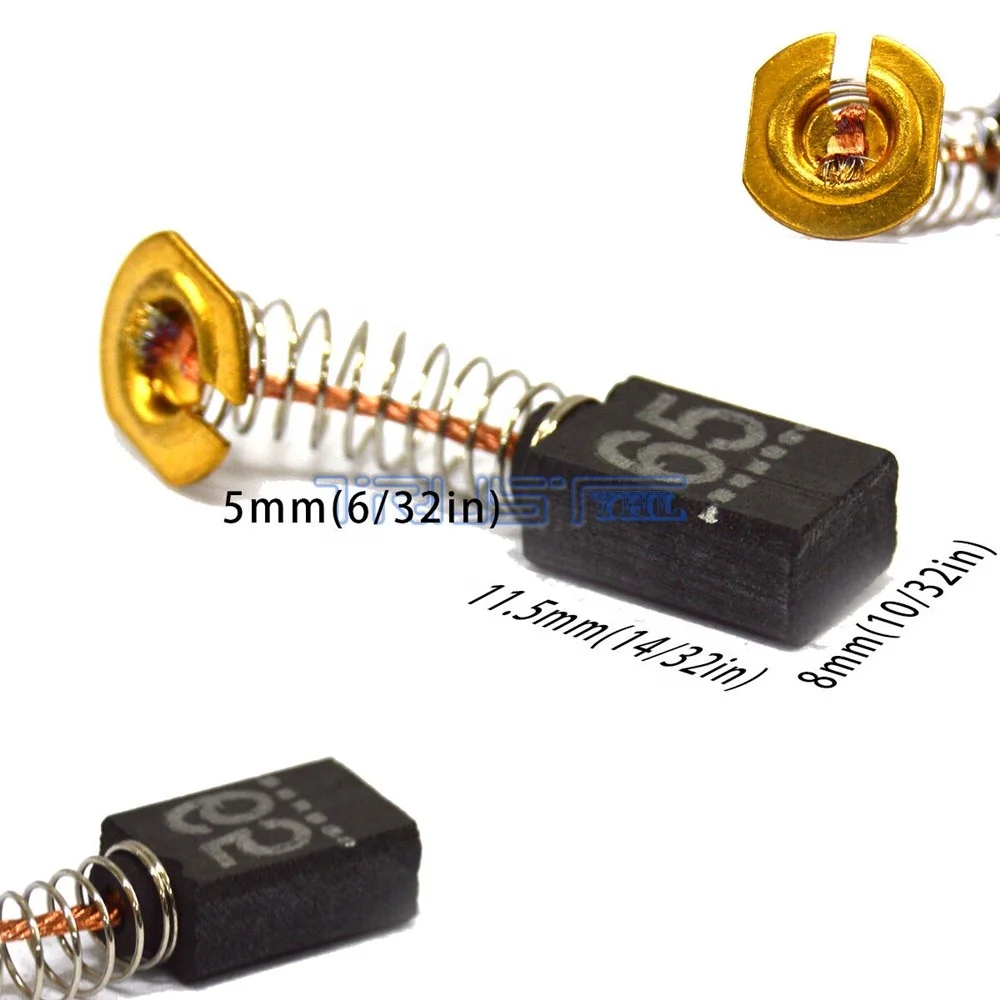 Carbon Brushes Replacement For Bosches Drill Belt Sander Impact Router Planer Screw Driver Carbon Motor Brush For Power Tools