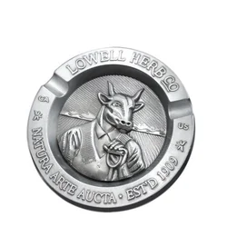 New Design Tauren Metal Ashtray Custom Cow Head Home Use Portable Car Cigar Stainless Steel Ashtray