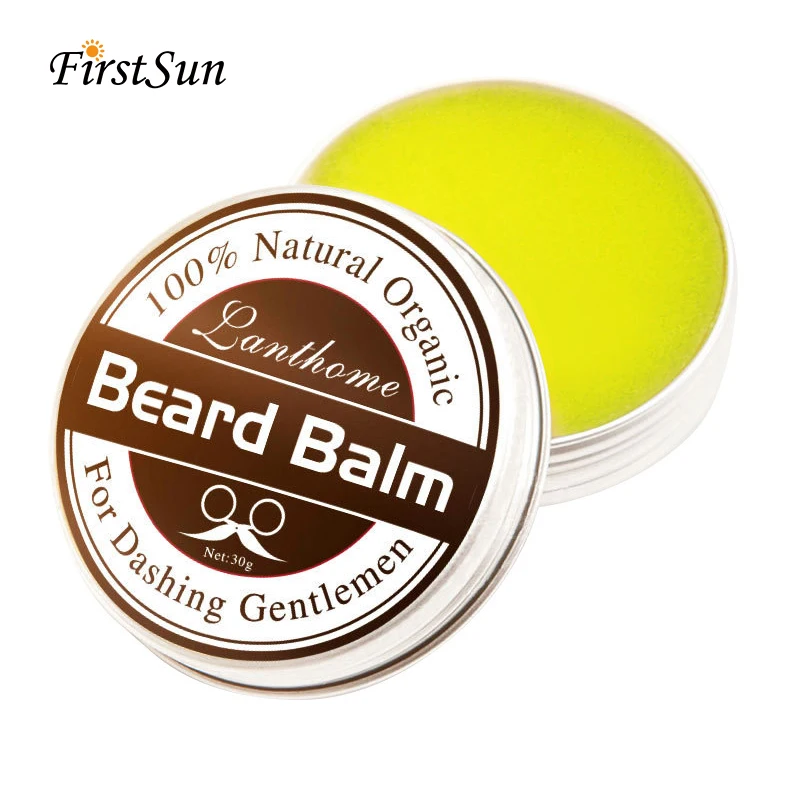 100% natural product beard balm Organic Beard Wax Nourish the skin of the beard 30g
