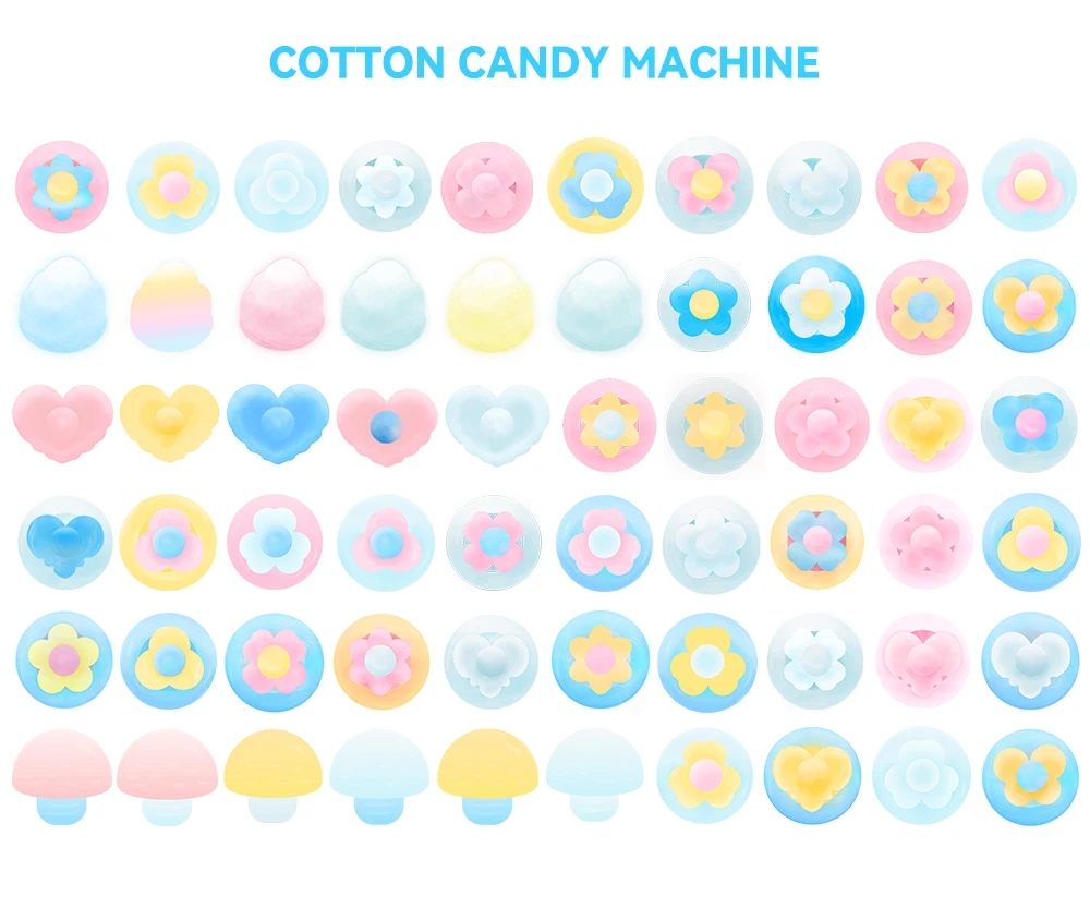 Carnival Party Supplies Sugar Floss Maker Popcorn Machine Automatic Cotton Candy Vending Machine For Sale
