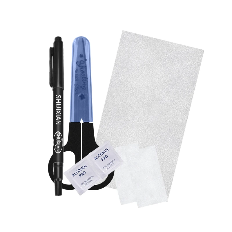 Premium Sneaker Sole Protector For Shoes Film With Scissors Pencil And Alcohol pads