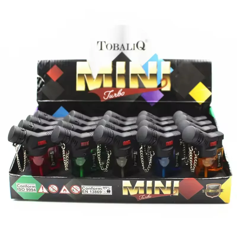 New Design Wholesale Torch Lighter Portable Cheap Plastic Refillable Gas Lighter Smoking Accessories