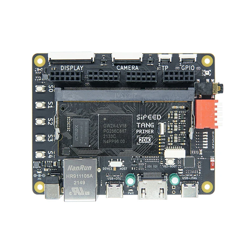 Sipeed Tang Primer 20K GW2A FPGA Development Board GoAI Deep learning Core board with Accessories Optional