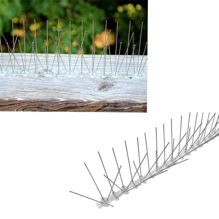 Hot Sales Bird Spike Plastic Anti Pigeon With Stainless Steel Thorn Manufacturer Wholesale Bird Spike For Pest Control