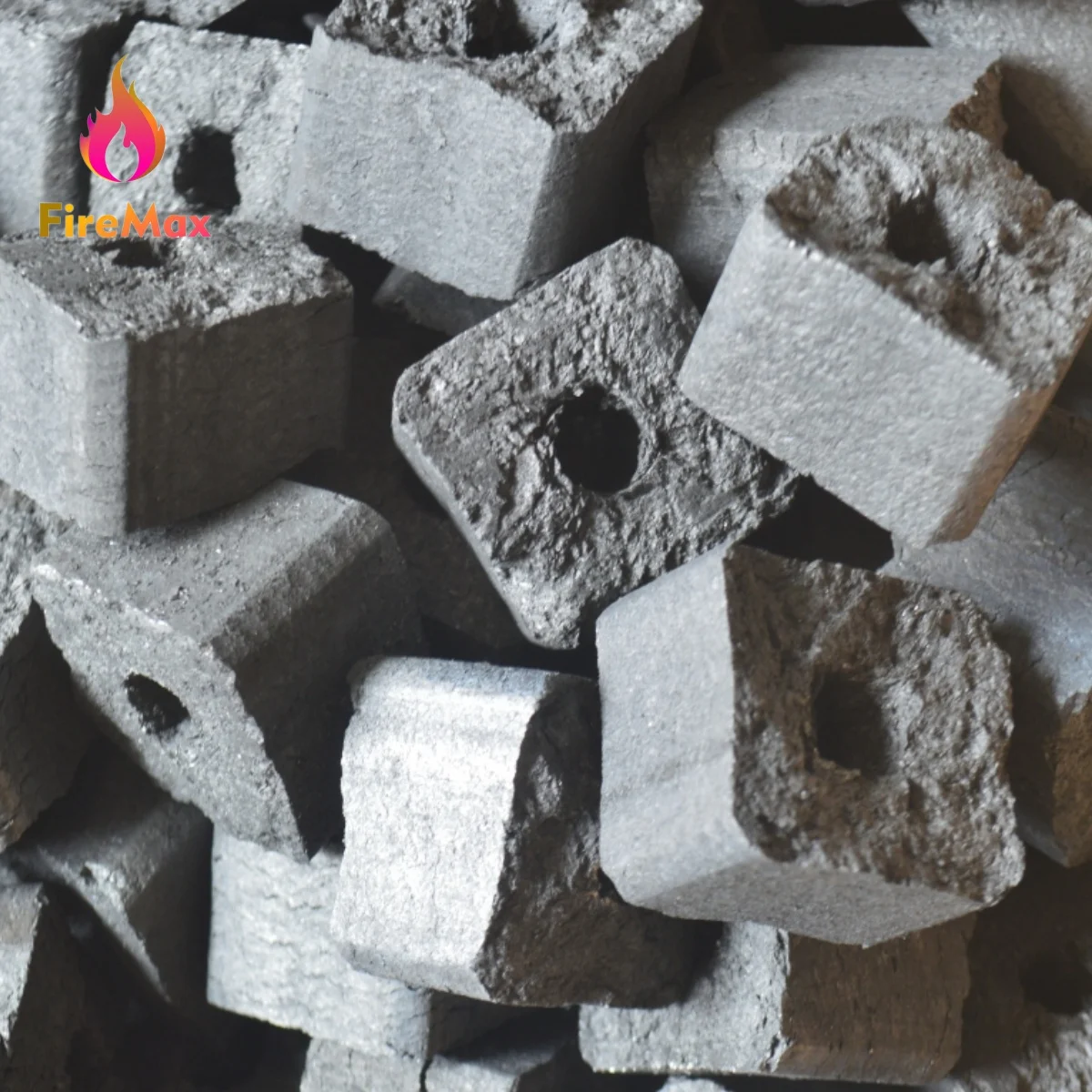 FireMax Factory Natural Best Quality Non Spare Bamboo Charcoal Iraq Shisha No Taste No Smoke Bamboo Charcoal Cubes Shisha Coal
