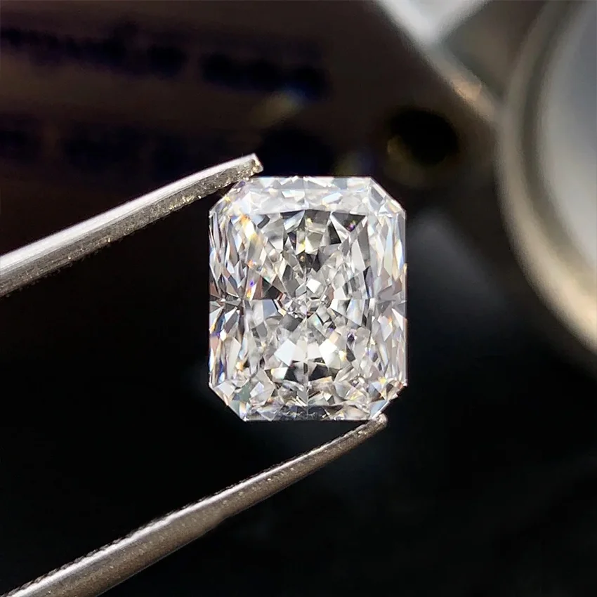 13ct сияющей огранки белого цвета D E F большой размер IGI GIA сертификат незакрепленные алмазные лабораторные выращенные бриллианты