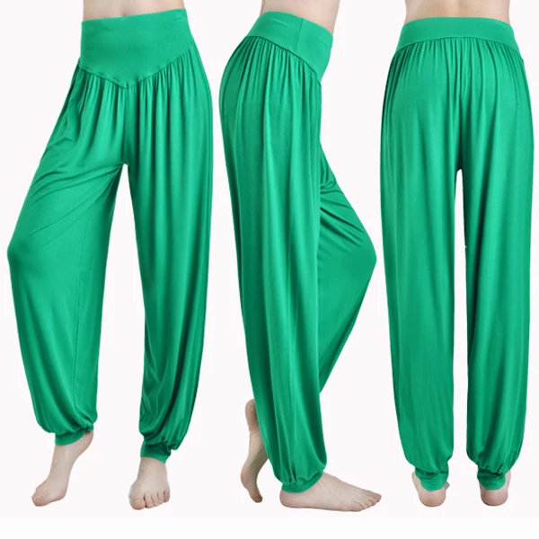 
Autumn and Winter Women Yoga Pants Female Sports Pants Modal Square Dance Loose Bloomers 