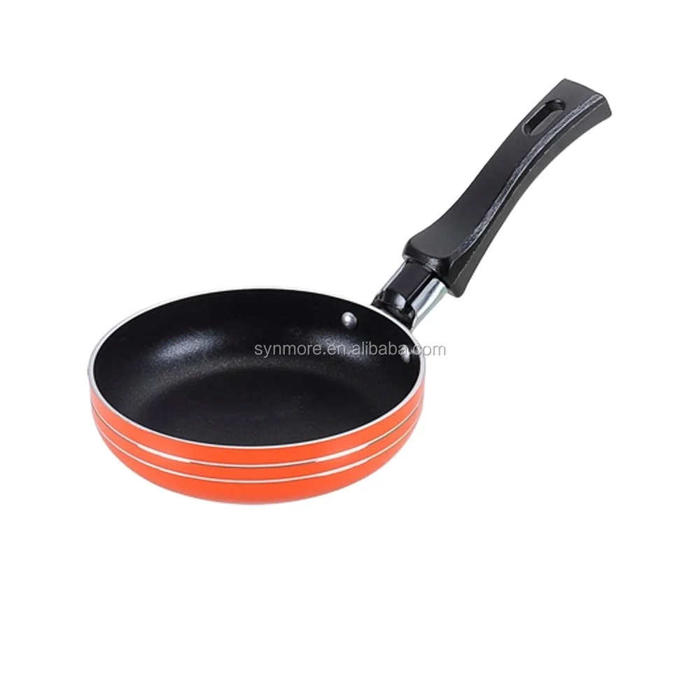 Aluminum Round Pressed Aluminum Mini fry pan for Egg Non Stick Ham Pancake Maker