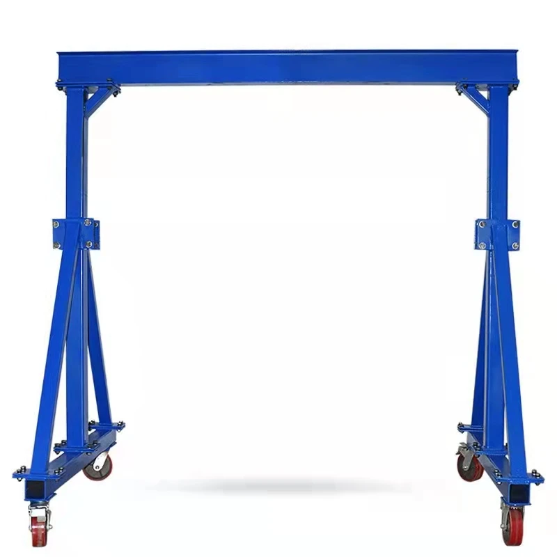 1 ton 2 ton 3 ton hand push portable gantry machine for indoor and outdoor use