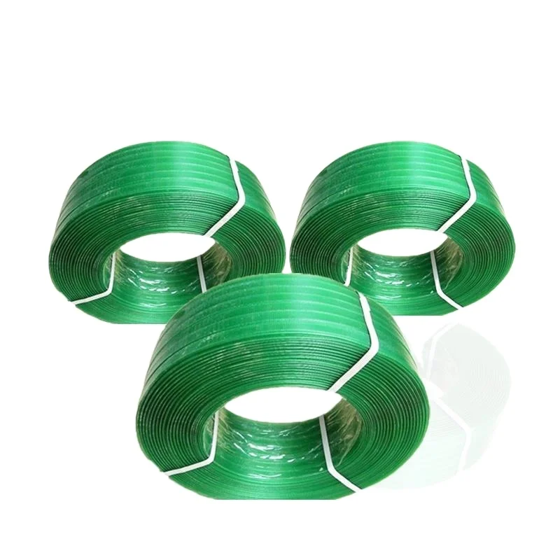 Strapping Tool Recyclable 16 19mm Polyester Polyethylene band Green PET Strap