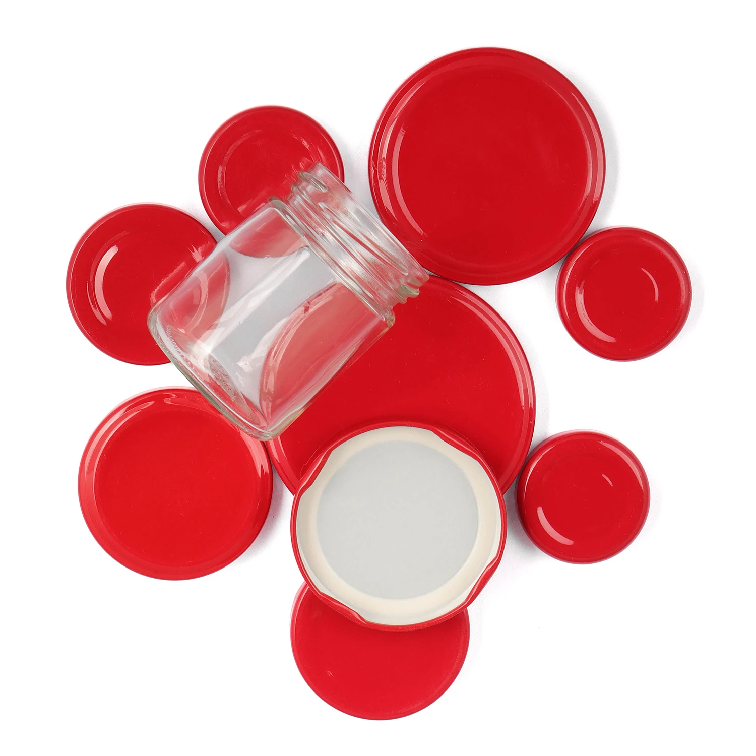 Factory Wholesale Food Grade Tinplate Metal Screw Caps Twist Off Lids Lug Cap For Glass Jars