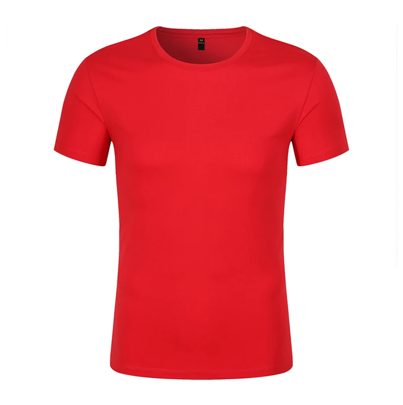 
Wholesale customization 95% cotton 5% SPANDEX blank, knitted t-shirt can be printed logo 