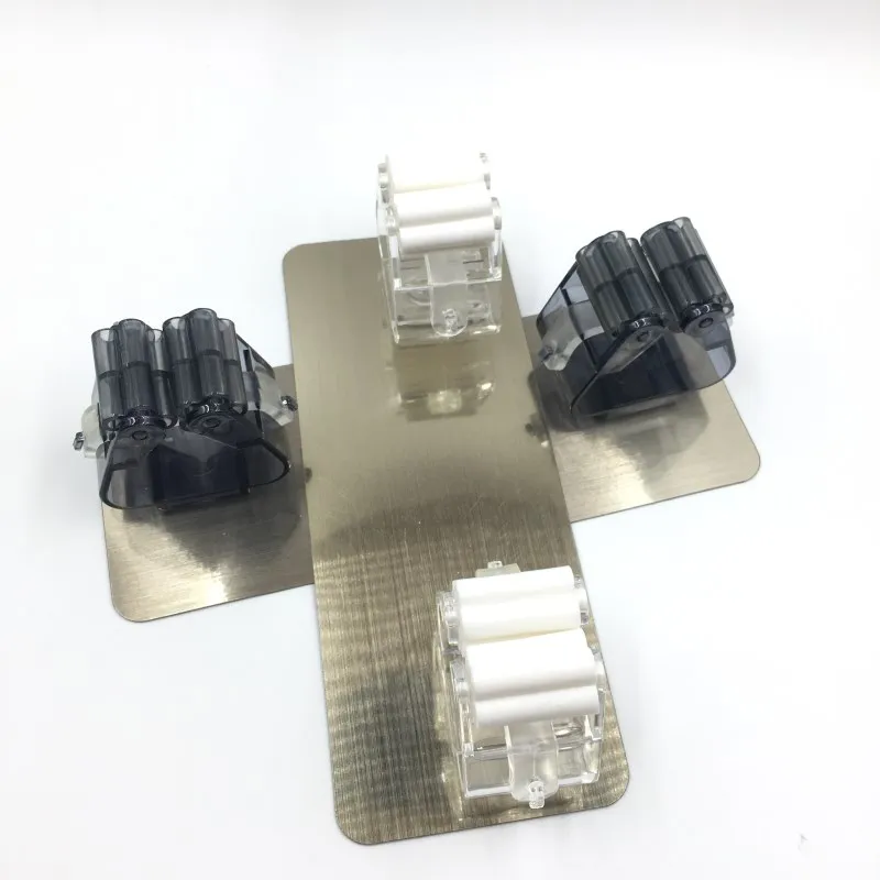 
Samanl made wholesale hot sale single packing two colors wall mounted home plastic broom mop holder 