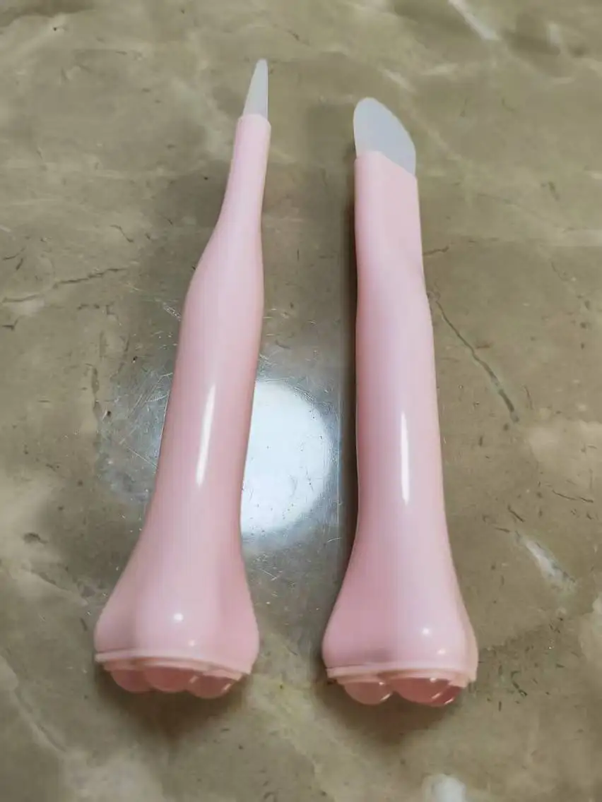 Patent production beauty tools dual skincare jade roller ball eye cream applicator portable cooling ice globe massage eye roller