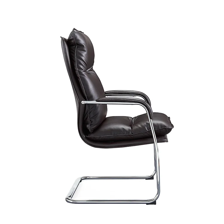 Guangdong Leather Training Ergonomic Executive High Back Office Chair Modern Design Chair for Office