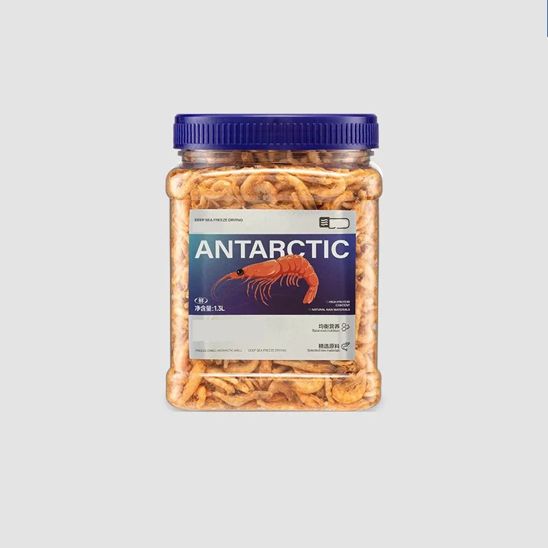 Turtle food dried shrimps turtle water calcium supplement rich in protein fat phosphorus to prevent soft shell disease (tin can)