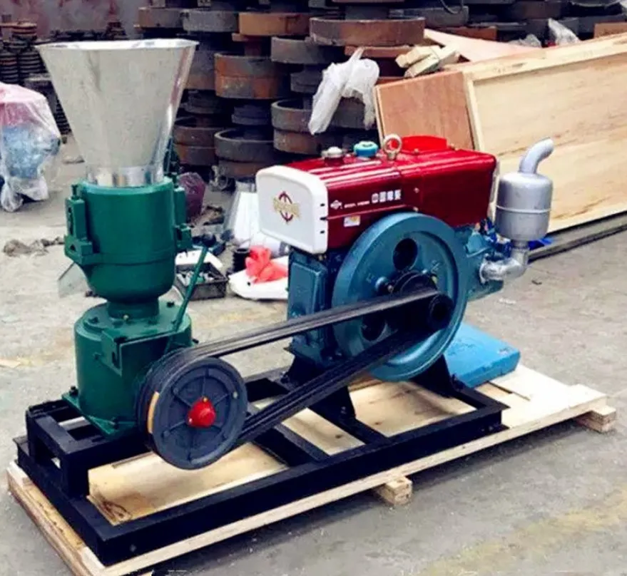Household Pellet Machines Animal Feed Pellet Making Machine Diesel Engine Feed Pellet Machine For Animal Feed Chicken