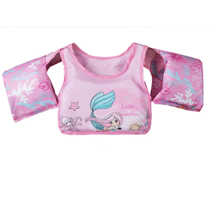 Детский спасательный жилет из ПВХ, надувной поплавок на руку, спасательный жилет для купания для детей