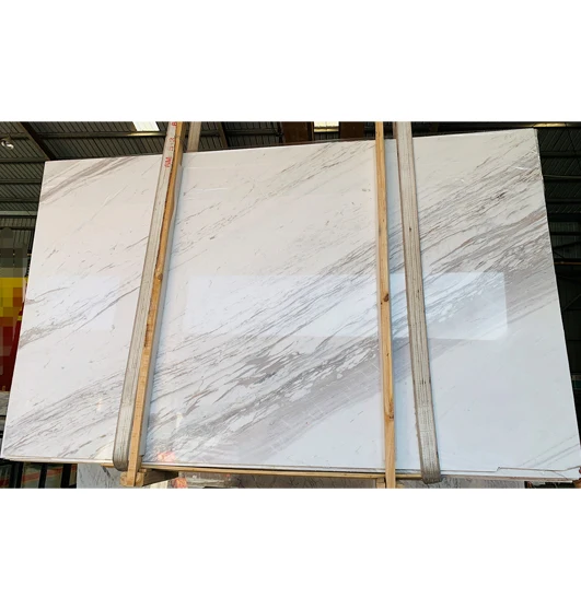 Hot Selling Volakas Marble Slab Greece Table Marble Nature White Tiles