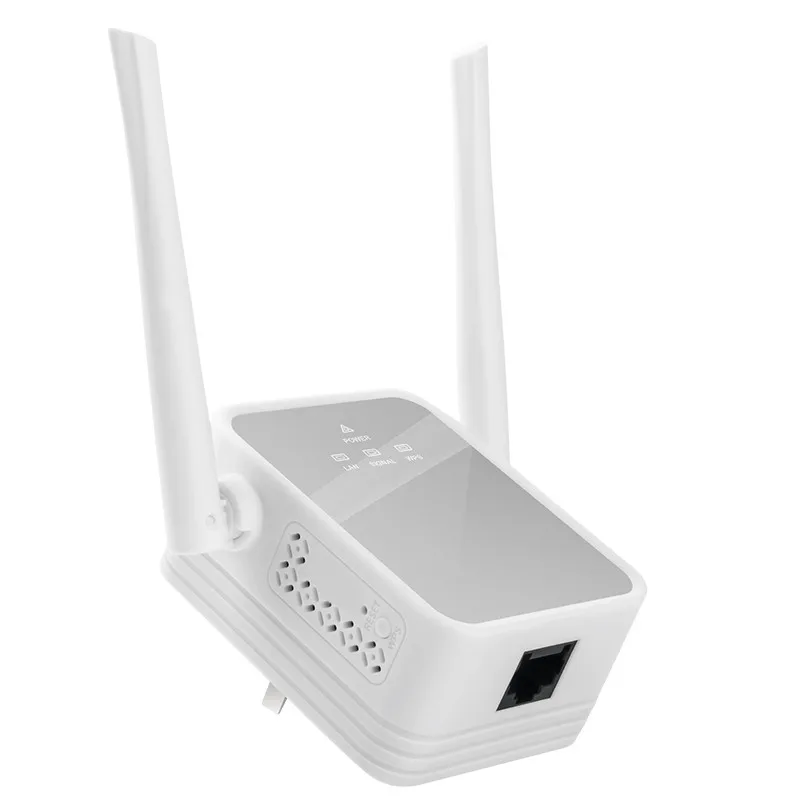 TUOSHI Wireless Signal wifi Range Extender with US Plug Wire RJ45 LAN 2.4G wifi Repeater 300mbps