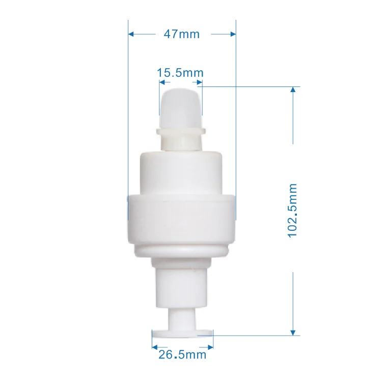 Non spill dosage 0.5 ml-1.2 ml hand sanitizer hand sanitizer soap foam nozzle for soap dispenser
