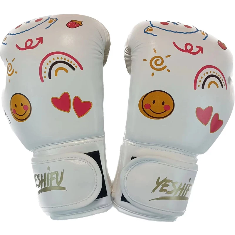 Hot selling logo kids 16oz lace up professional winning boxing gloves
