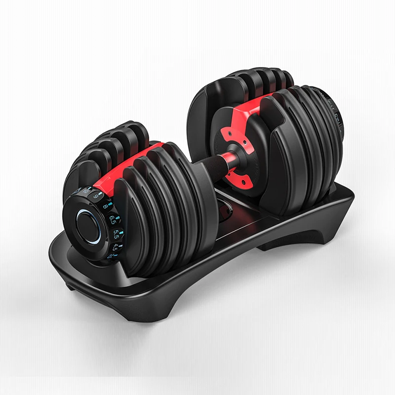 Adjustable Dumbbells High Quality 90lbs 40kg 24kg Cast Iron Steel Fitness Training Tools for Home Use Weight Lifting Exercise