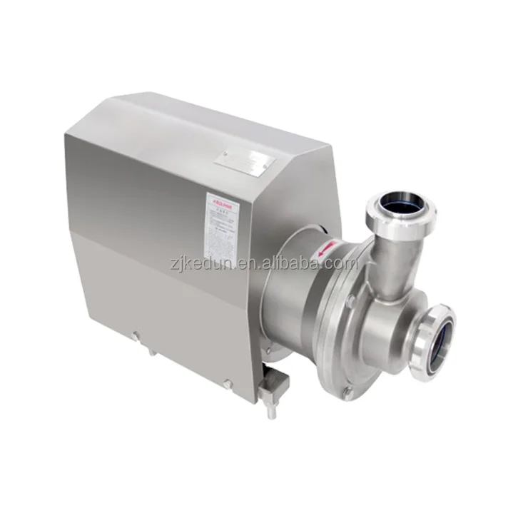 High Technical Content Sanitary Gear Pump Hygienic Food Grade Cip Self Suction Pump