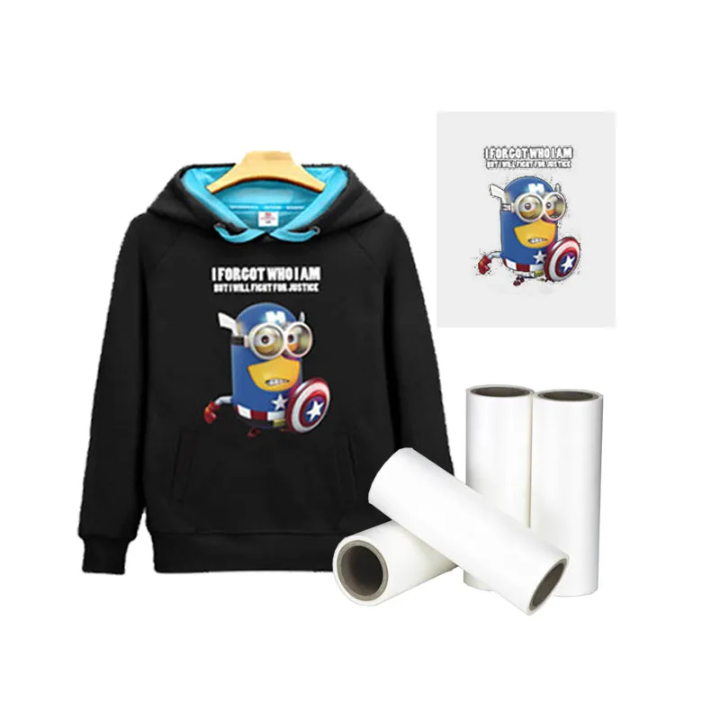 Zhou Surmame Dtf Roll Heat Transfer Film Cold and Hot Peel for Large Format Digital Printing 13 Inch